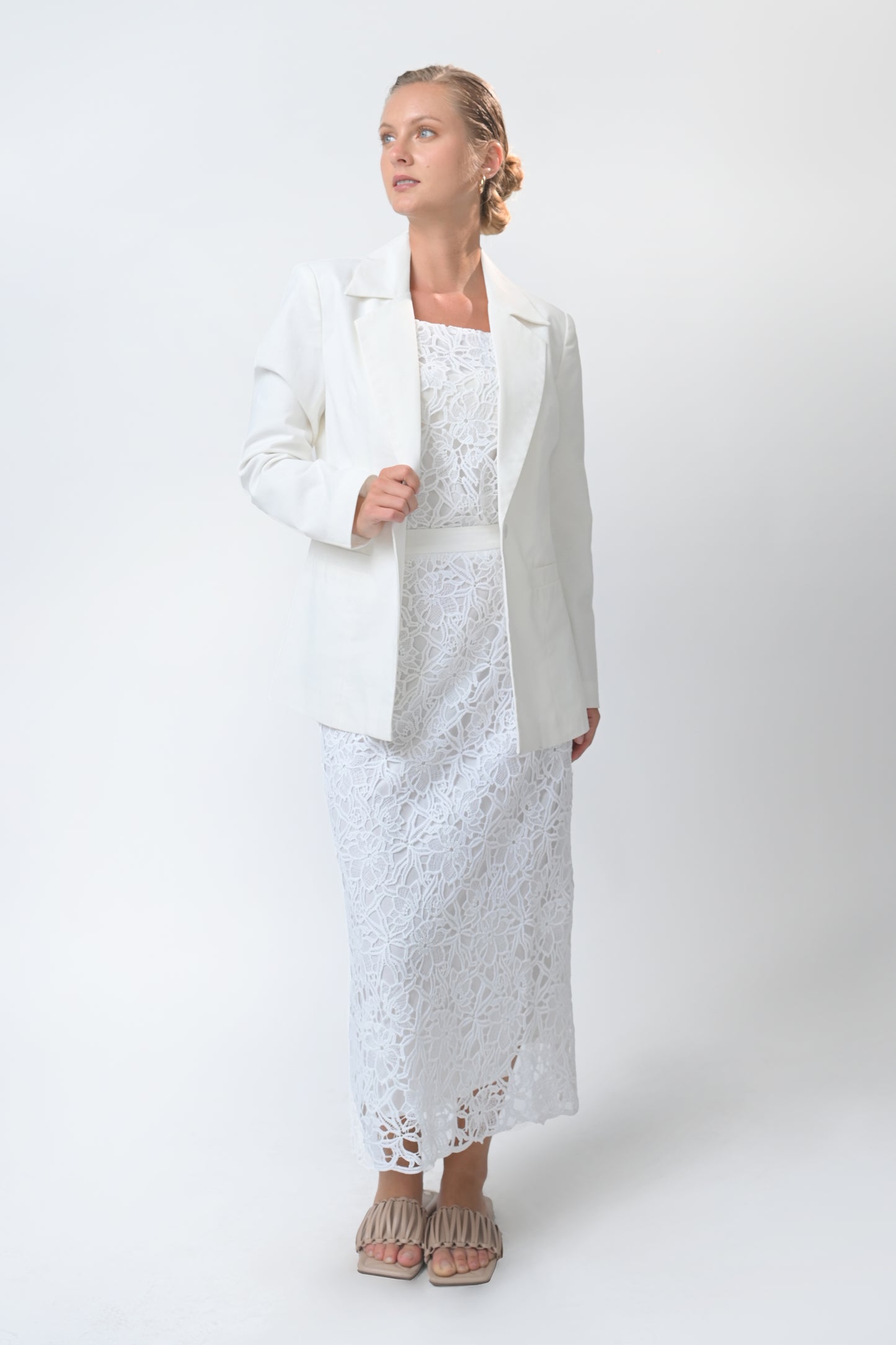 RAF Bixby Long Sleeve Blazer (Off-white)