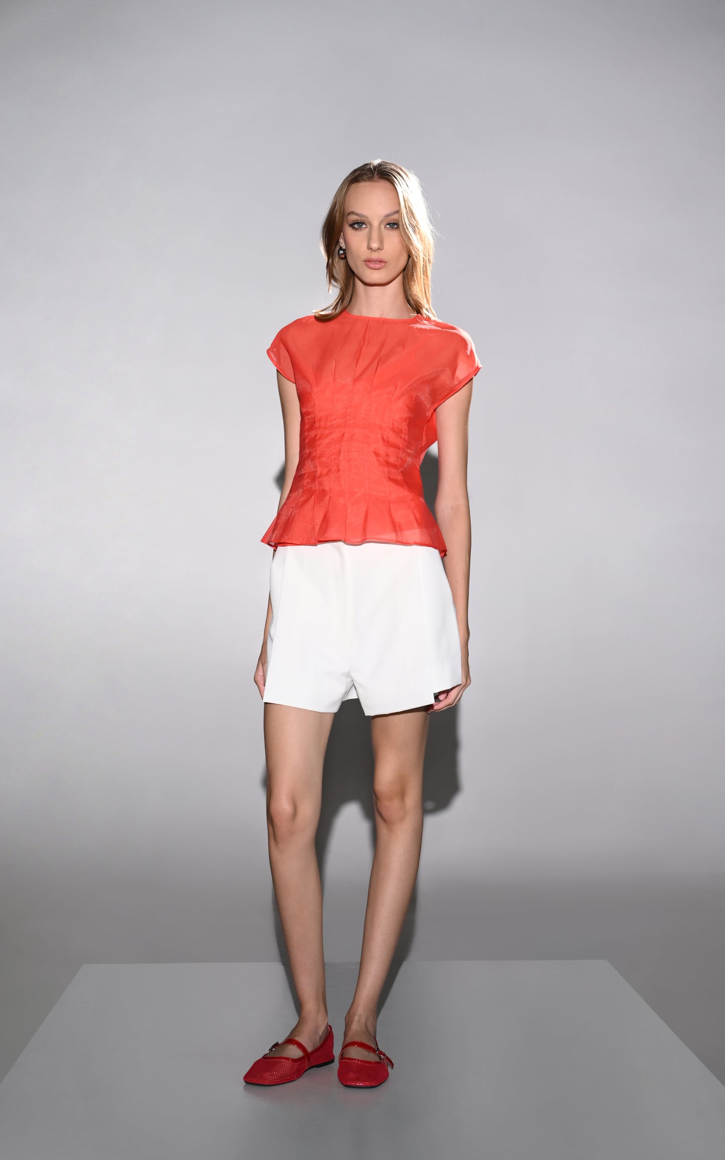 RAF Hueva Short Sleeve W/ Inner Top (Red)