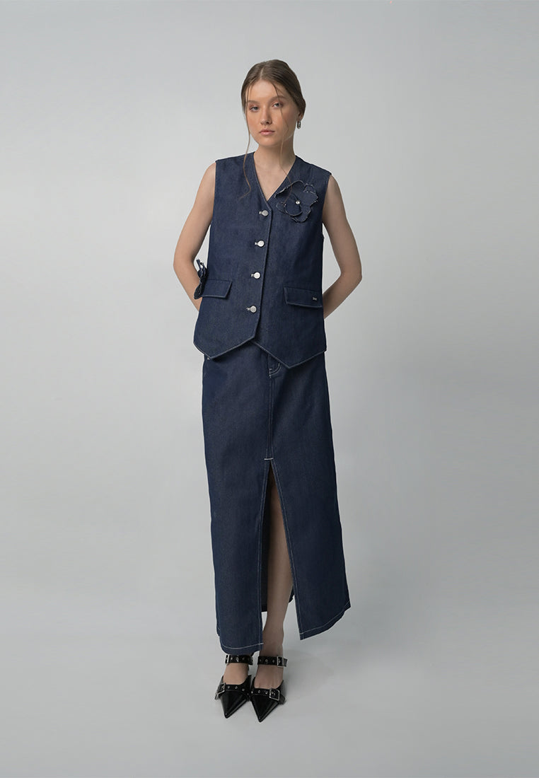 RAF Boden Sleeveless Vest (Denim)