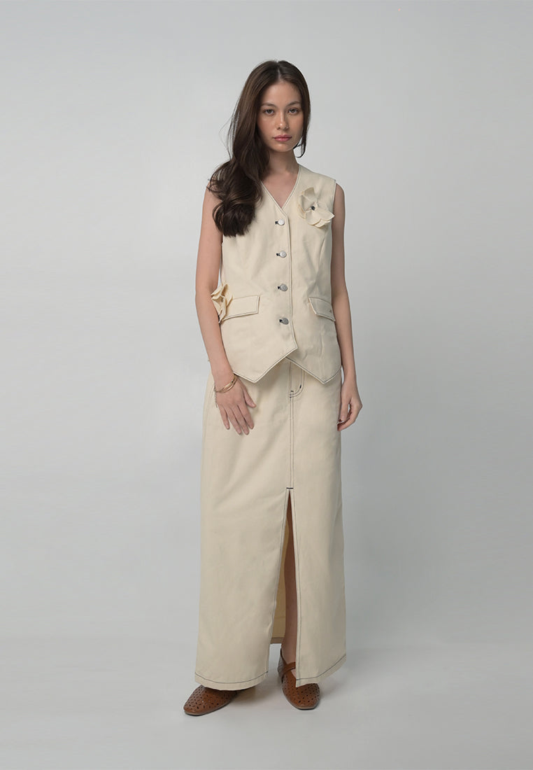 RAF Boden Sleeveless Vest (Off-white)