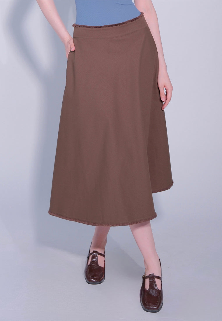 RAF Daxtone Skirt (Plain Choco Brown)