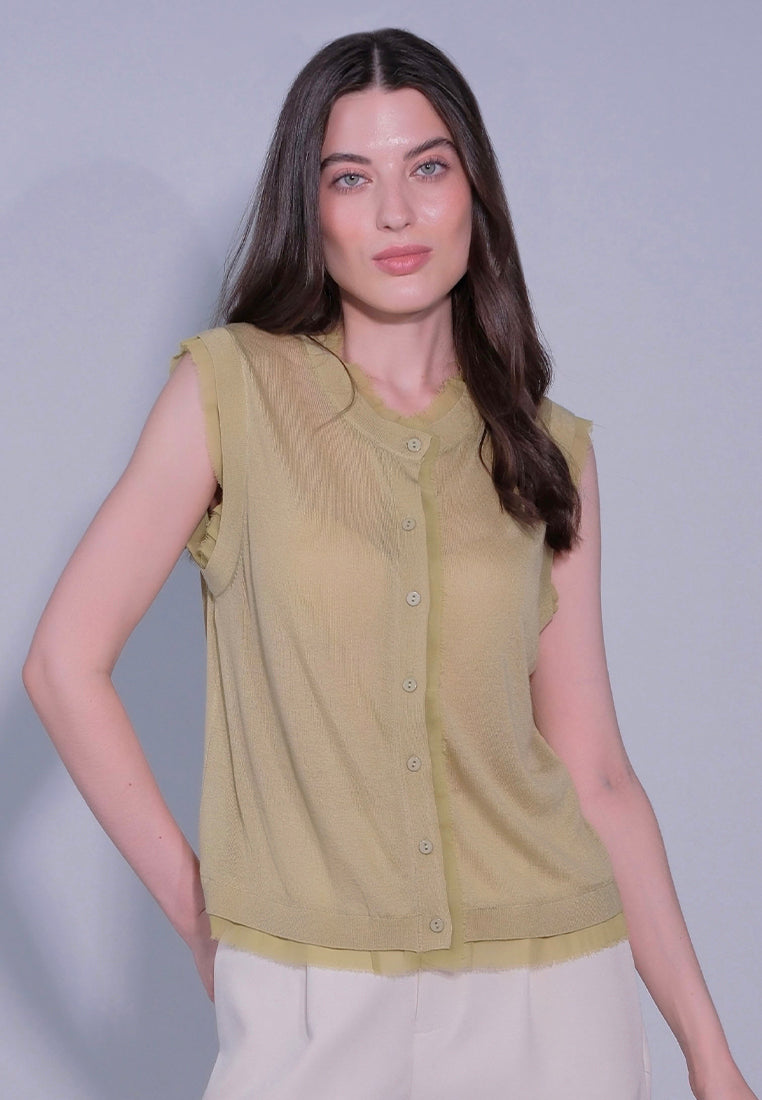 RAF Divva Sleeveless Top (Lime)