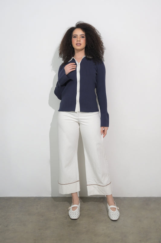 RAF Fayette Long Sleeve Top (Midnight Navy)