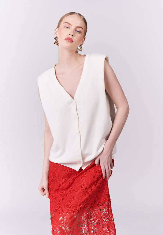 RAF Goeten Sleeveless Top (Butter)