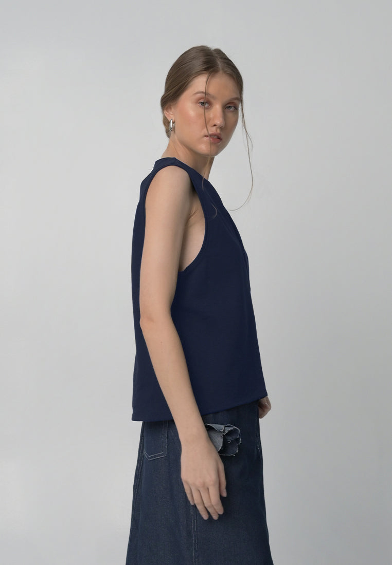 RAF Barrows Sleeveless Top (Navy)