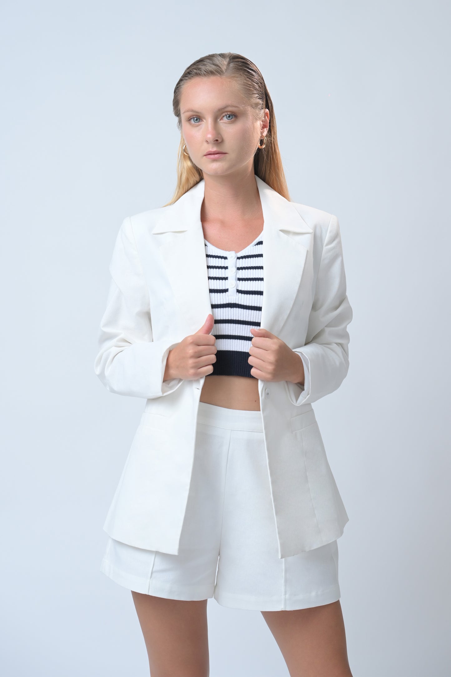 RAF Bixby Long Sleeve Blazer (Off-white)