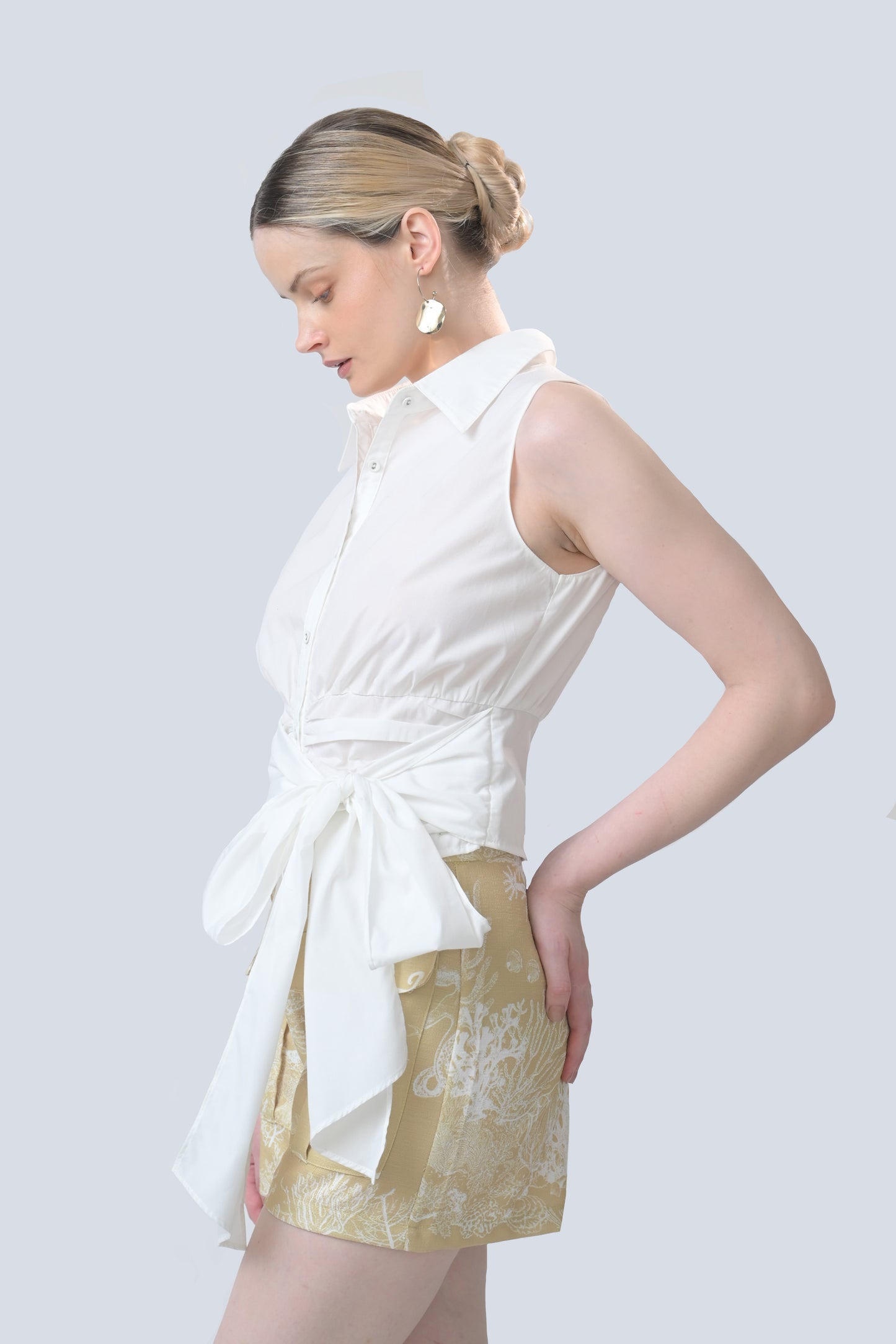 RAF Bowie Sleeveless Top (Off-white)