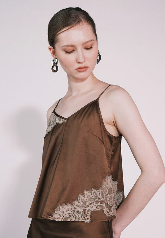 RAF Cadillac Sleeveless Top (Brown)