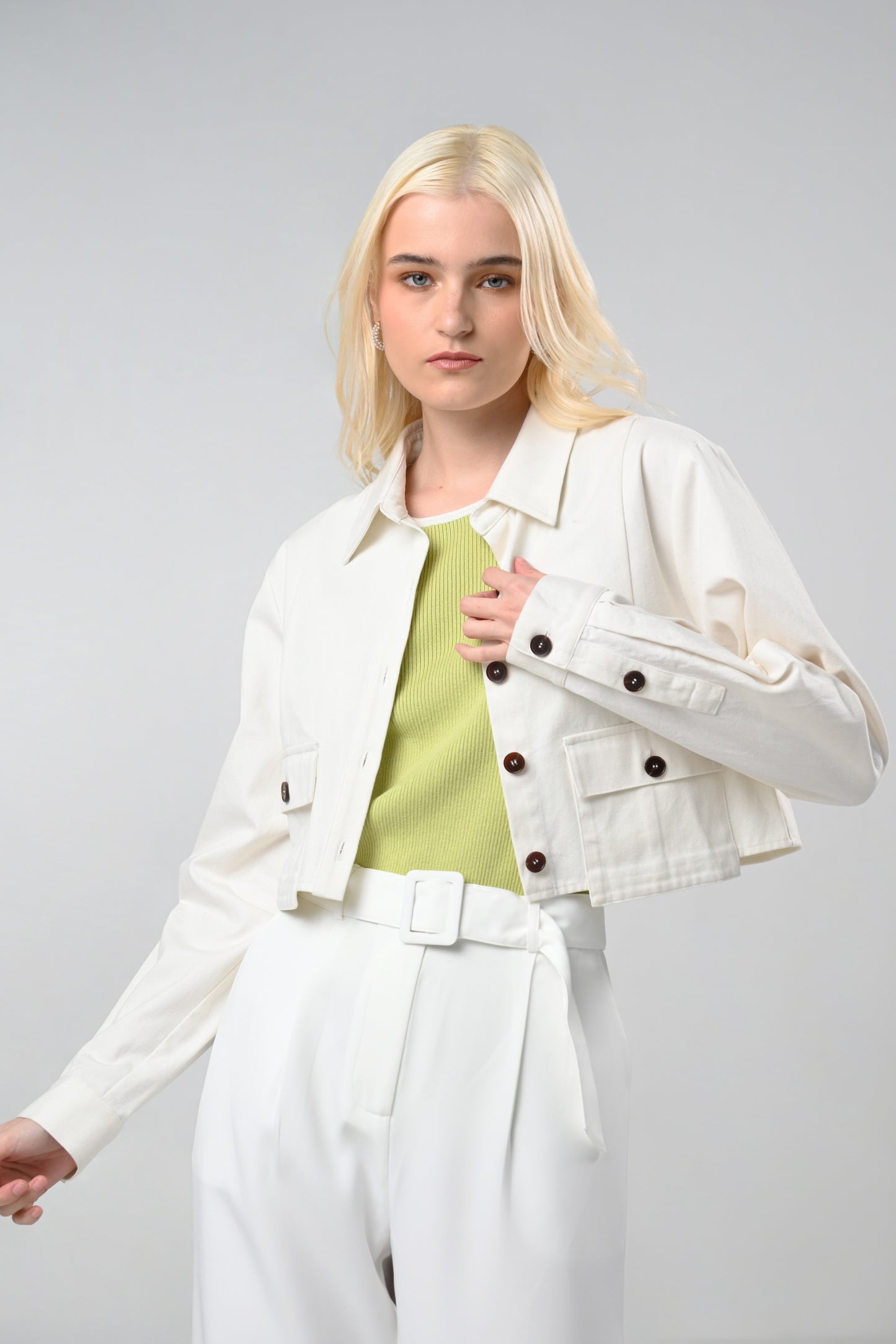 RAF Camry Long Sleeve Top (Off-white)