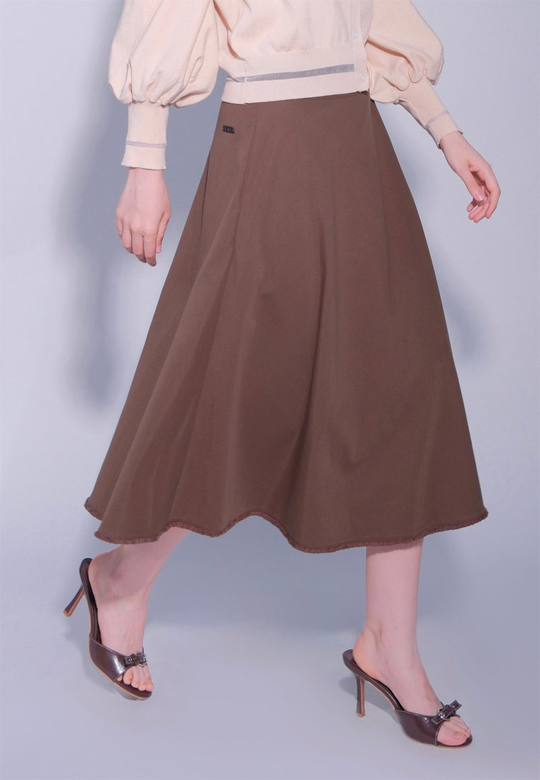RAF Daxtone Skirt (Plain Choco Brown)