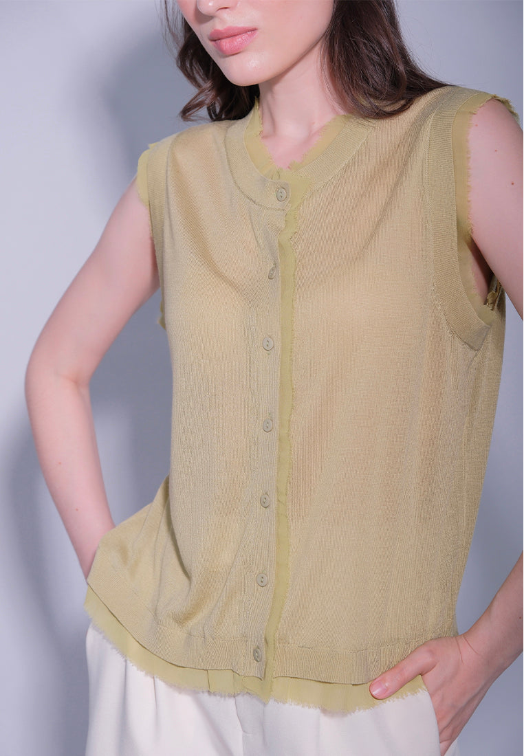 RAF Divva Sleeveless Top (Lime)