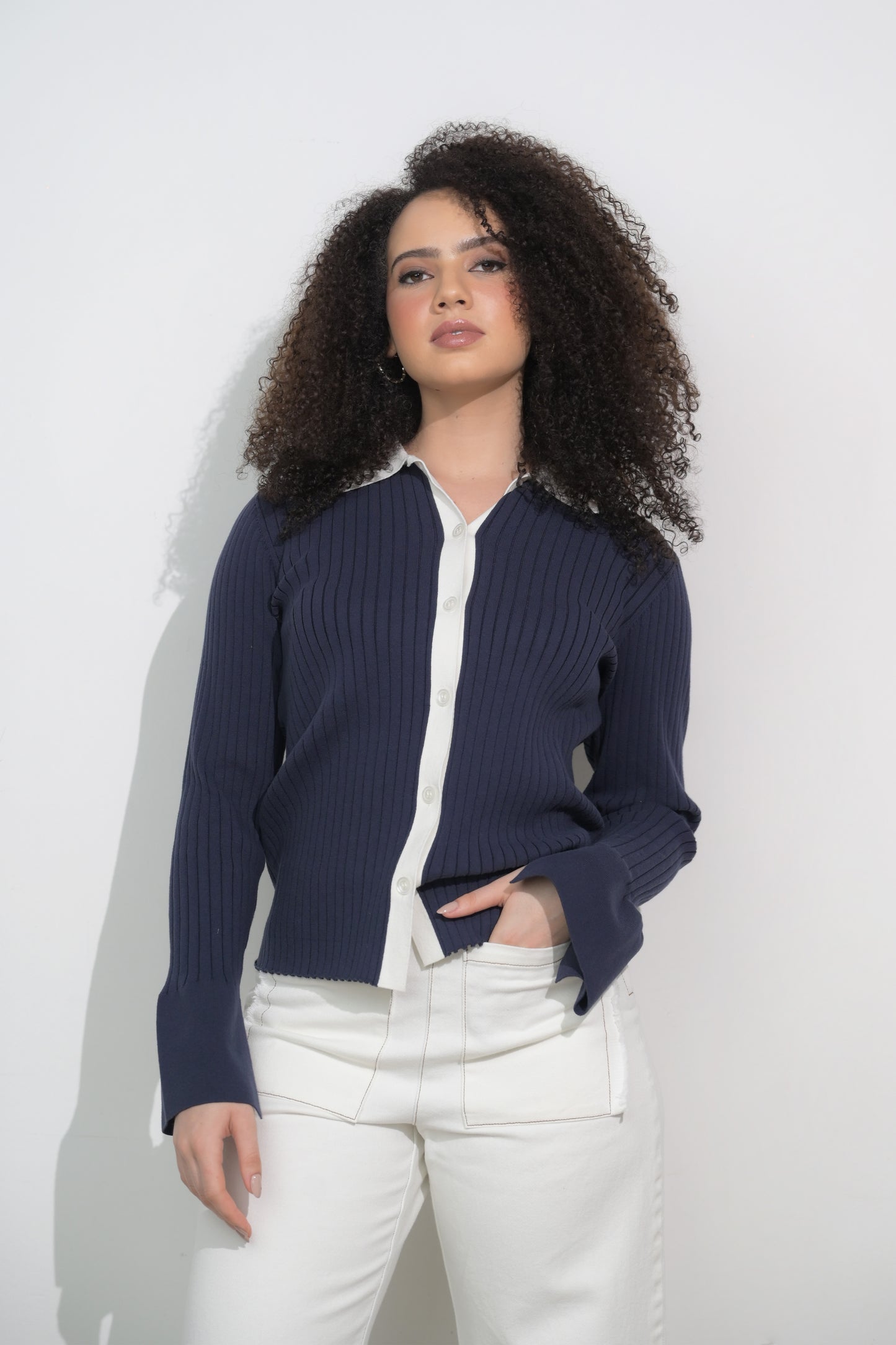 RAF Fayette Long Sleeve Top (Midnight Navy)