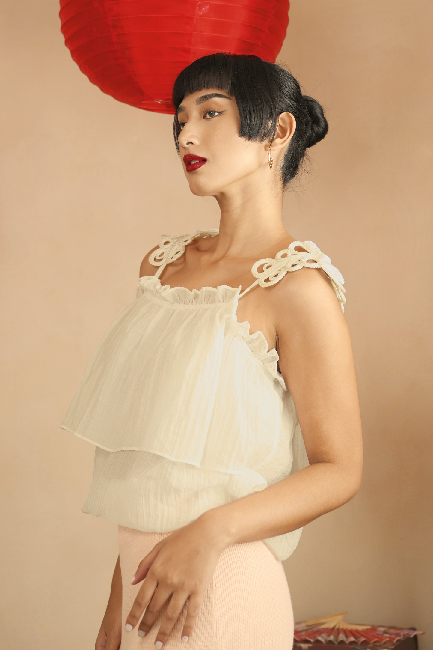 RAF Fortune Sleeveless Top (Off-white)