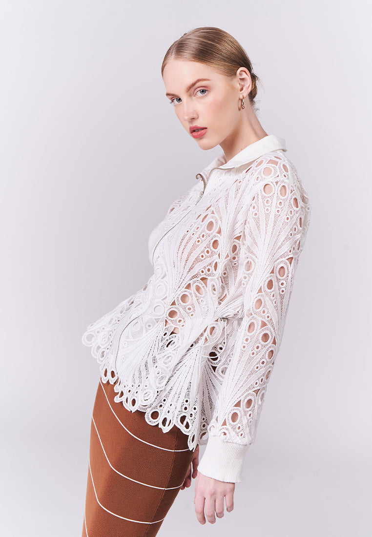 RAF Honcho Long Sleeve Top (White)