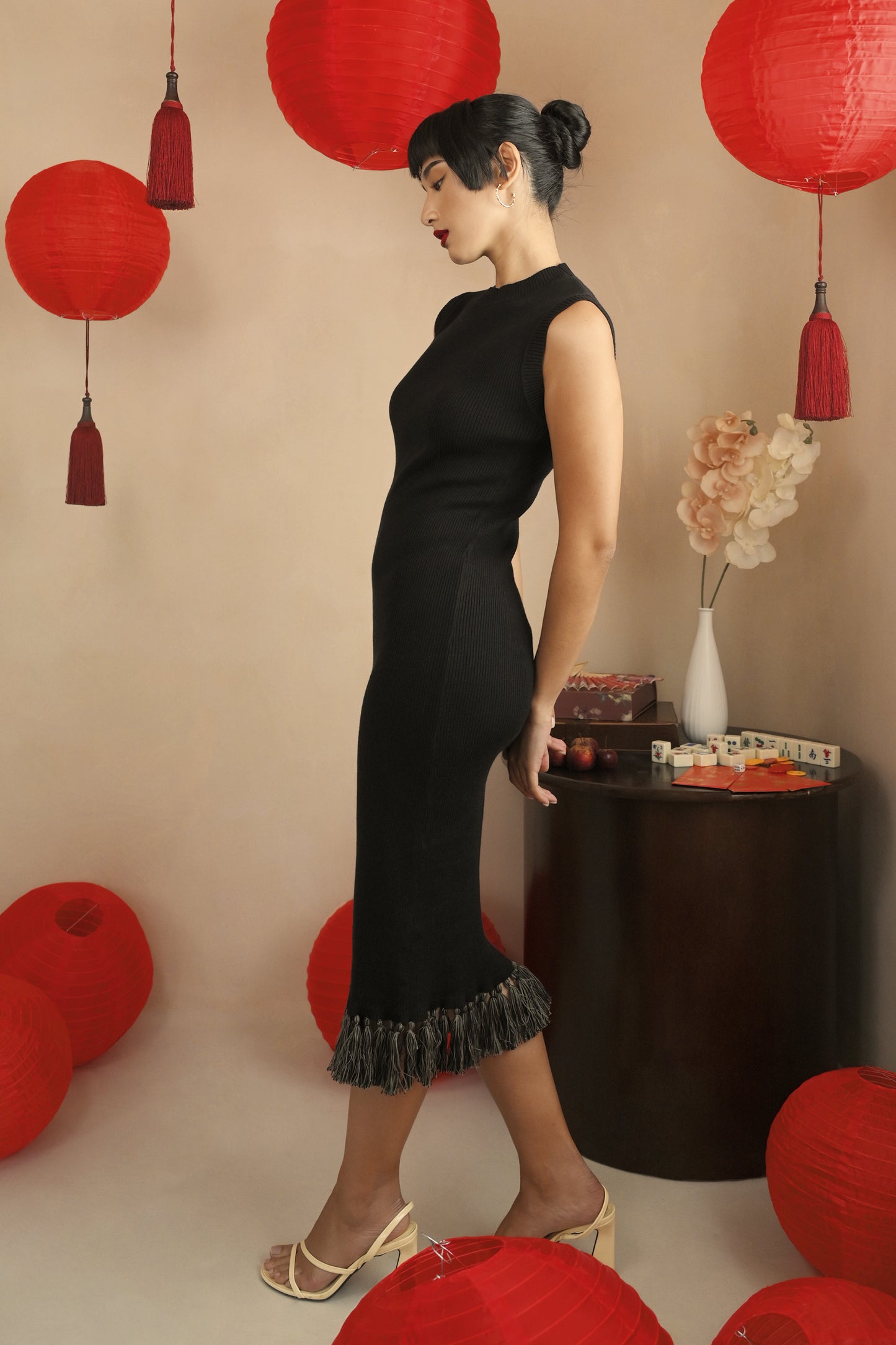 RAF Harvest Sleeveless Dress (Black)