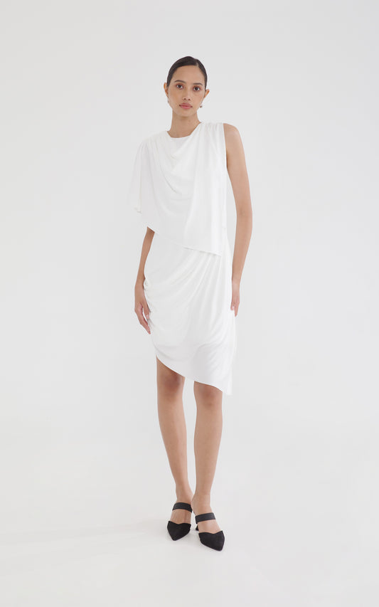 RAF X Martin Bautista Ward Sleeveless Dress (Off-white)