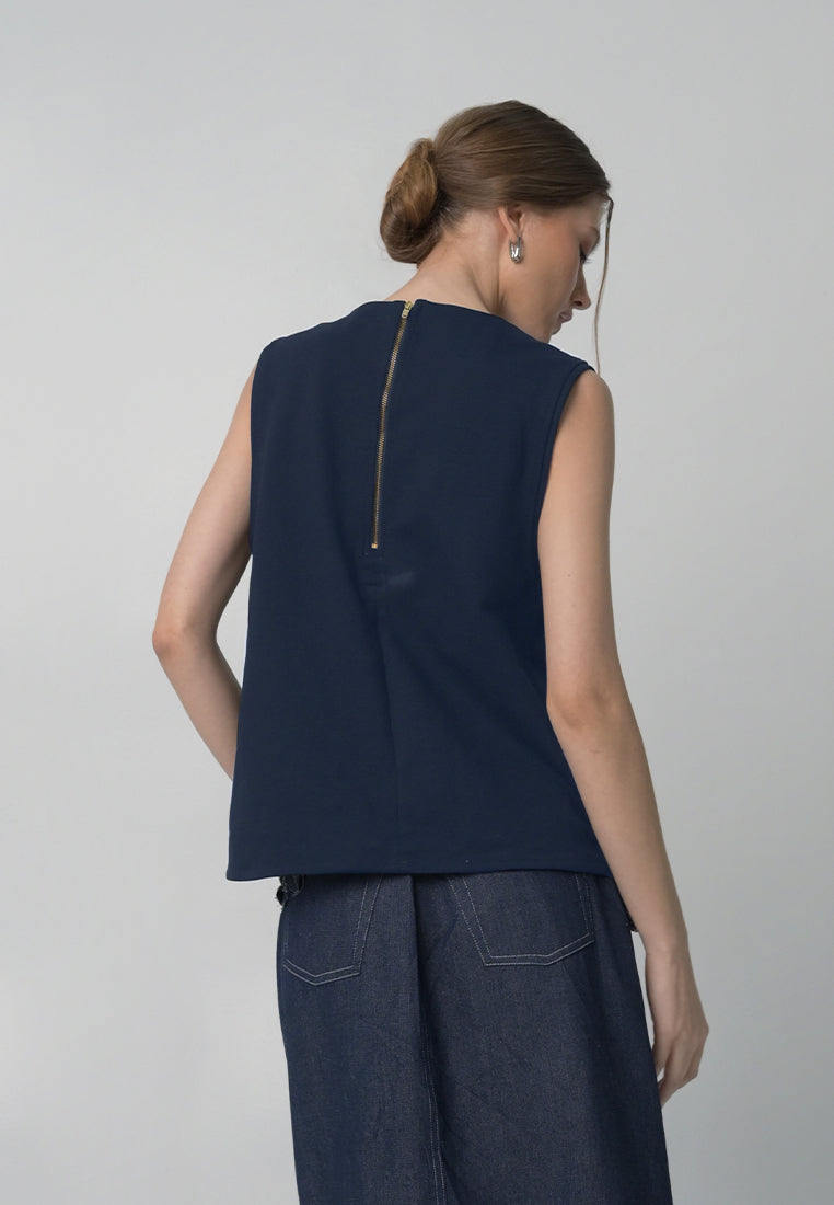 RAF Barrows Sleeveless Top (Navy)