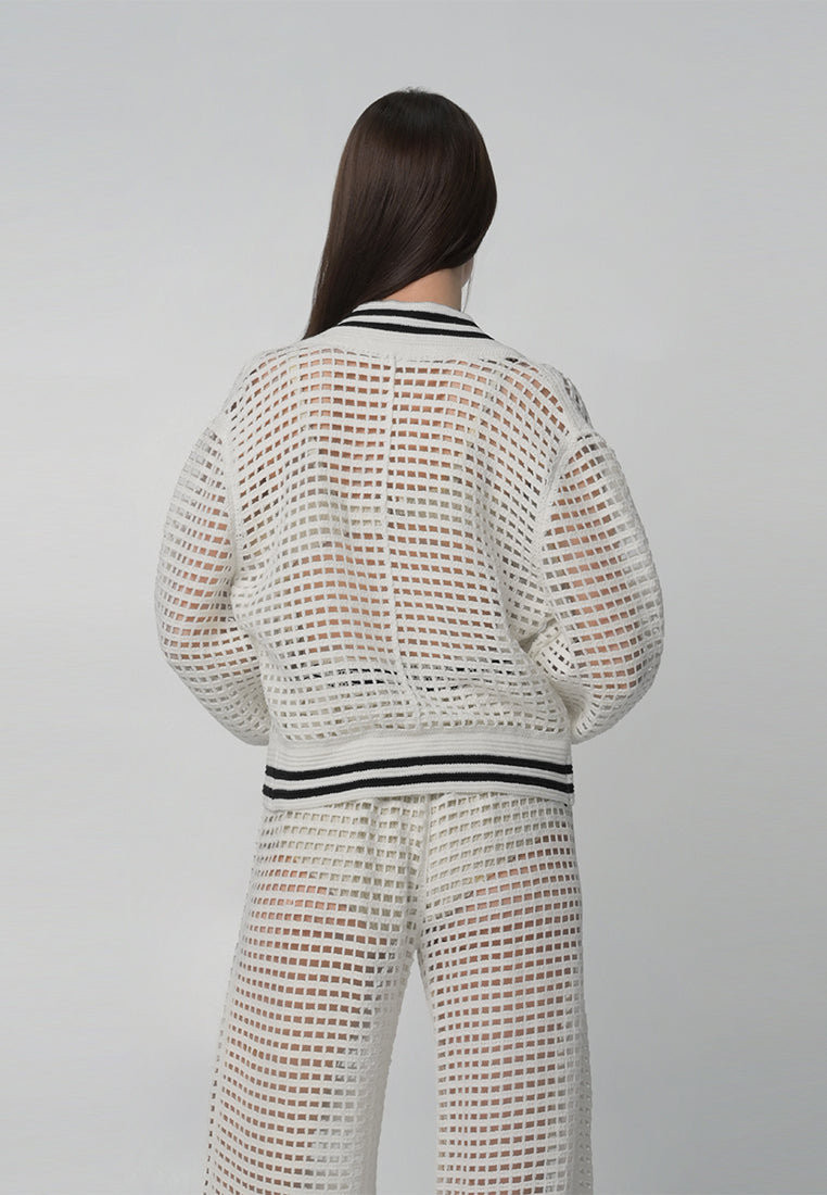 RAF Beam Long Sleeve Top (Off-white)