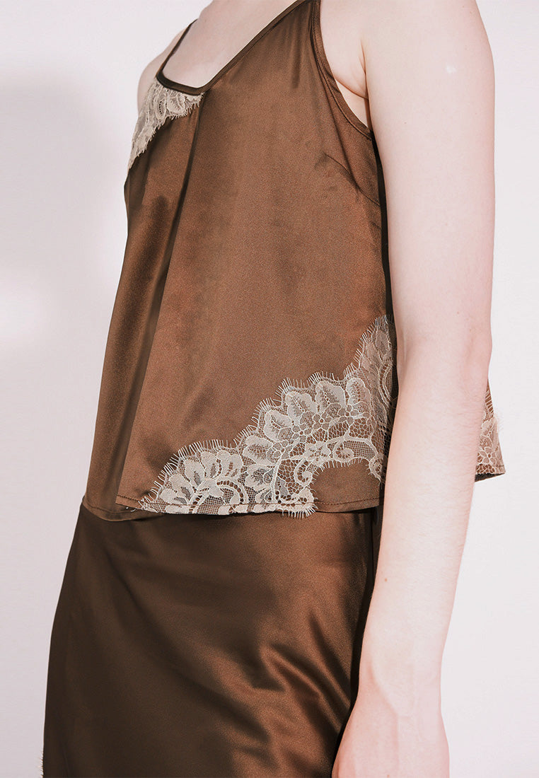 RAF Cadillac Sleeveless Top (Brown)