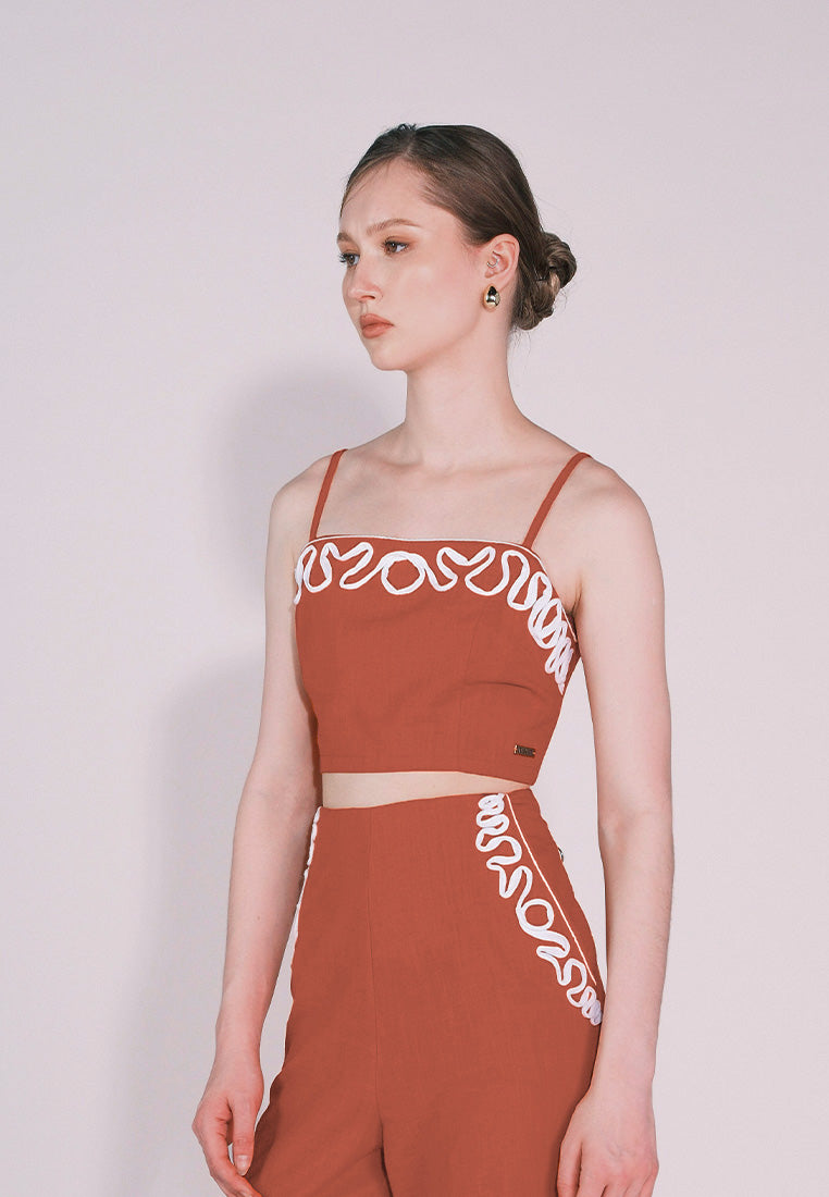 RAF Chipra Sleeveless Top (Toffee)