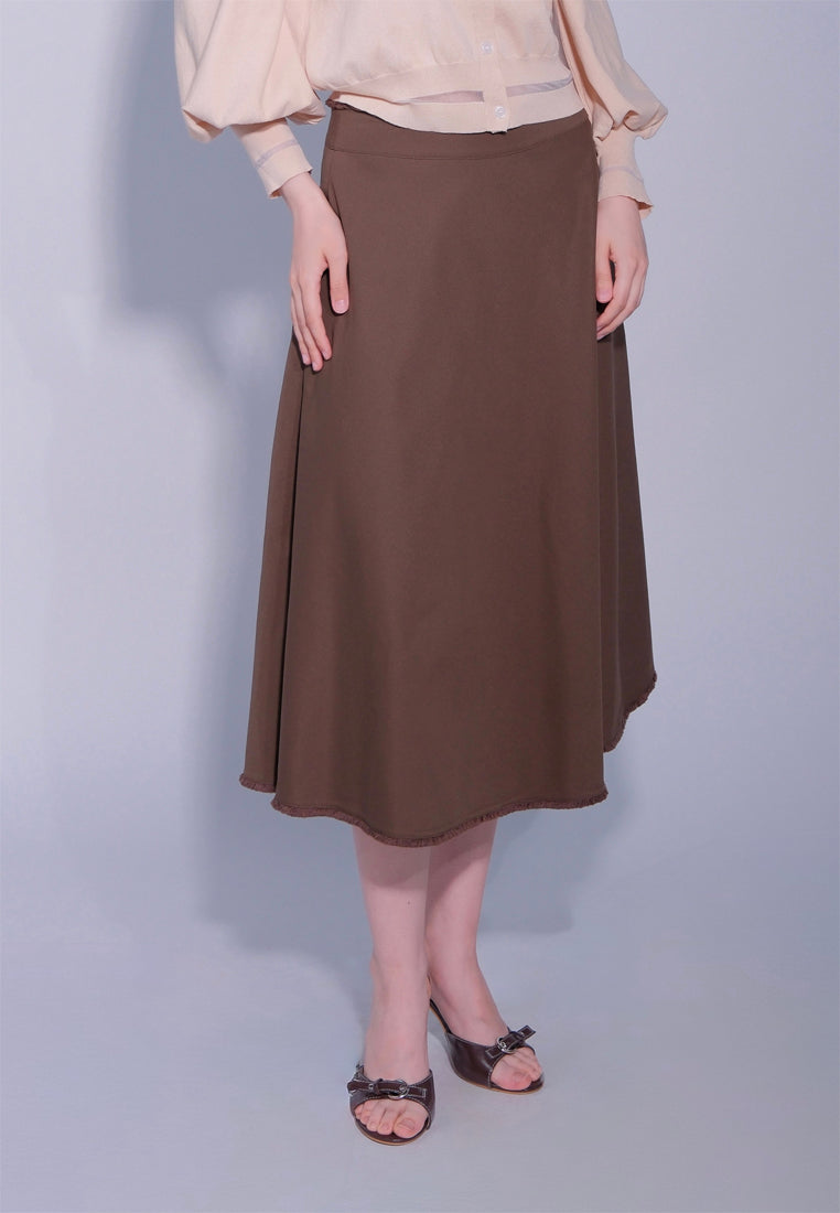 RAF Daxtone Skirt (Plain Choco Brown)
