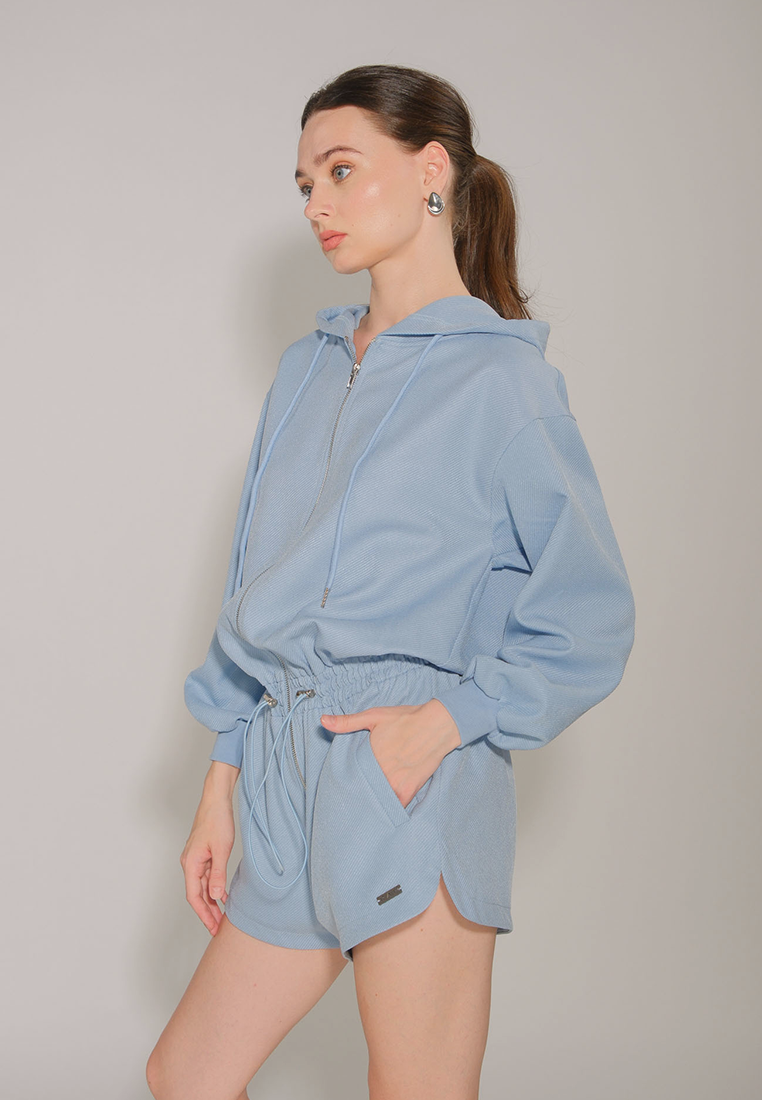 RAF Emmew Long Sleeve Playsuit (Light Blue)