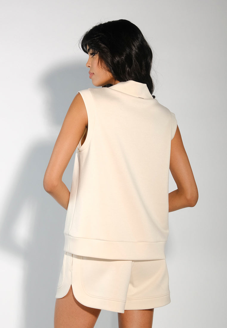 RAF Ezra Sleeveless Top (Ivory)