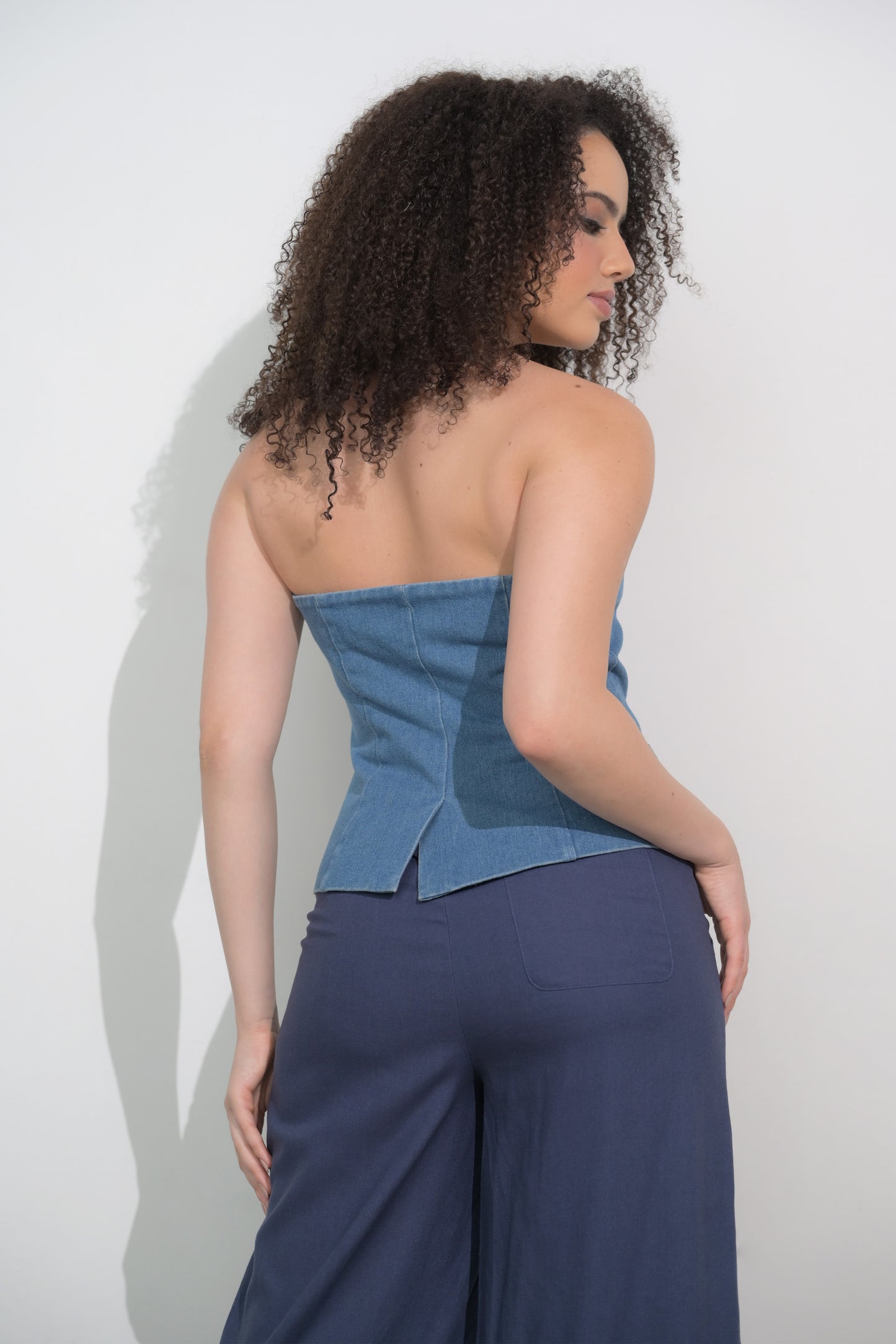 RAF Fuji Tube Top (Blue Denim)