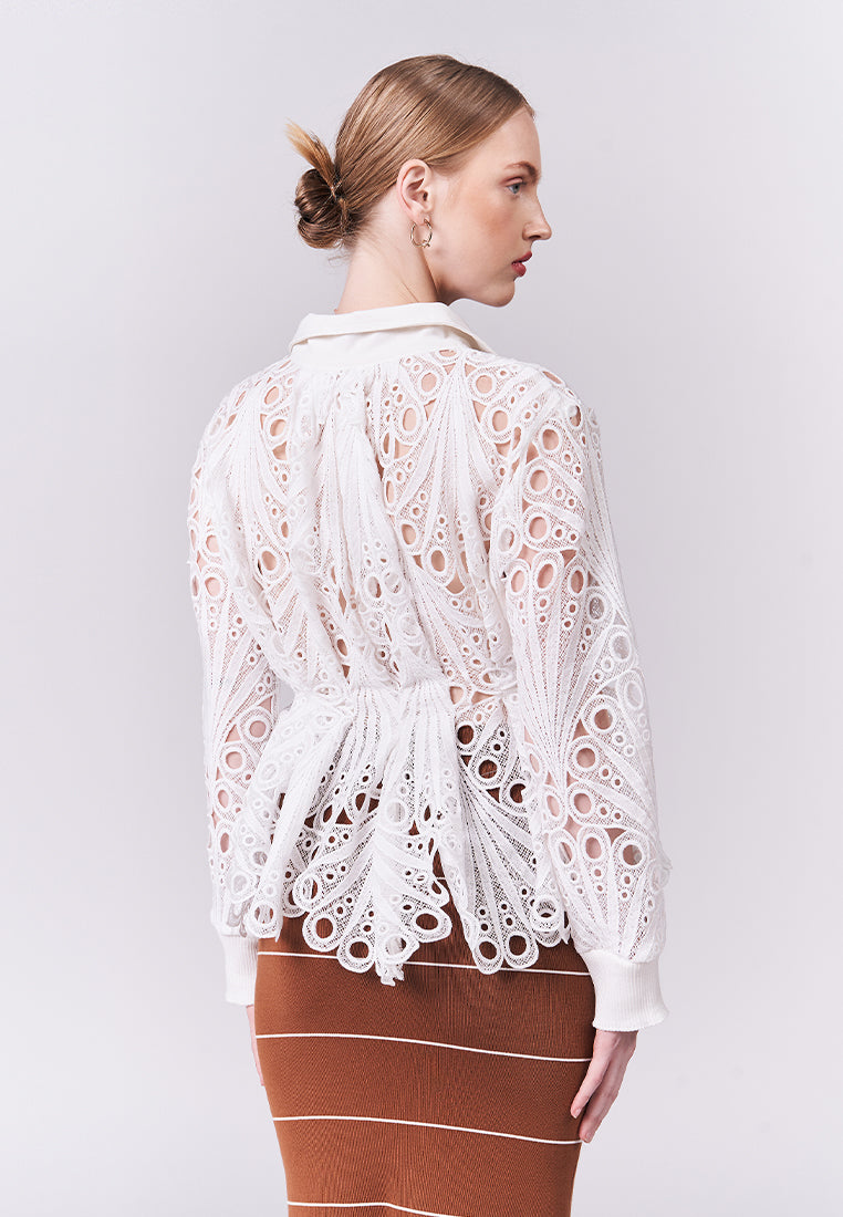 RAF Honcho Long Sleeve Top (White)