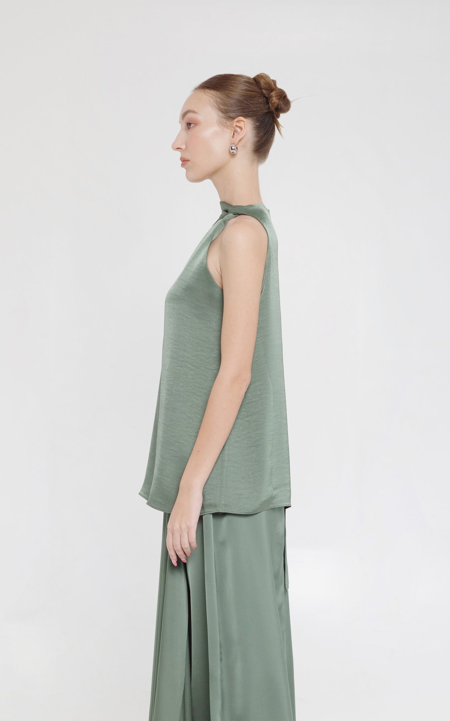 RAF X Martin Bautista Kass Sleeveless Top (Olive)