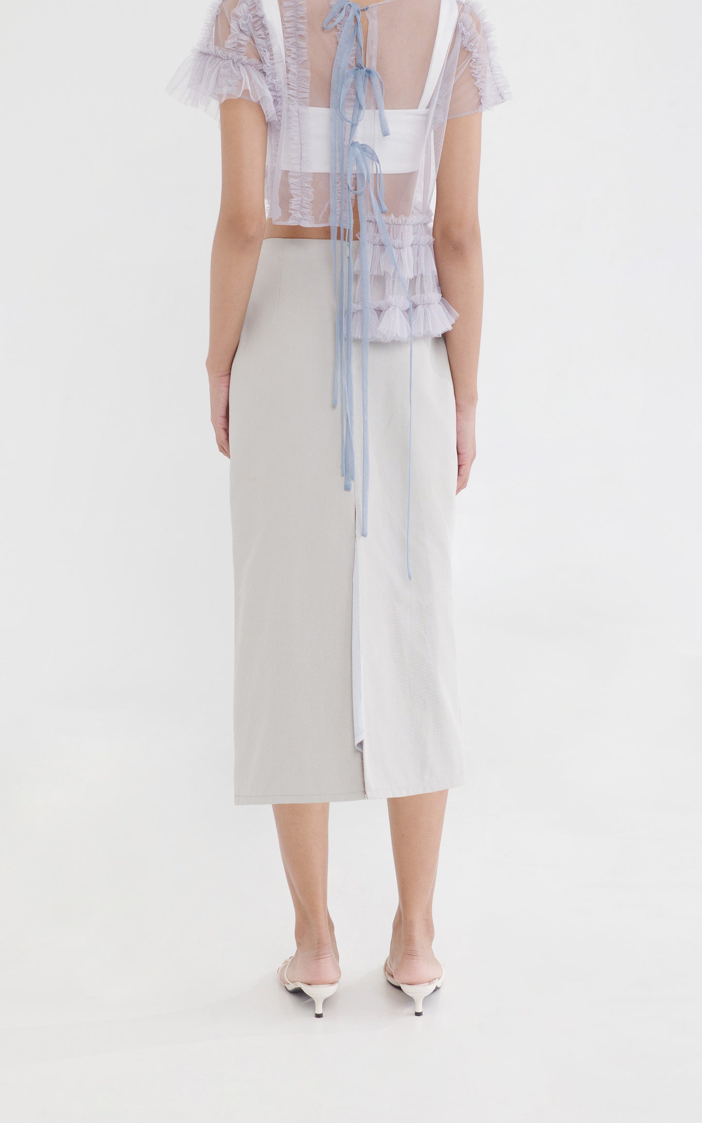 RAF X Martin Bautista Werbowy Skirt (Lt.Gray)