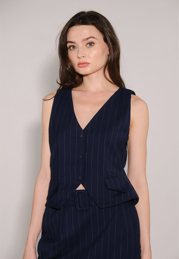 RAF Encircle Sleeveless Vest Top (Navy)