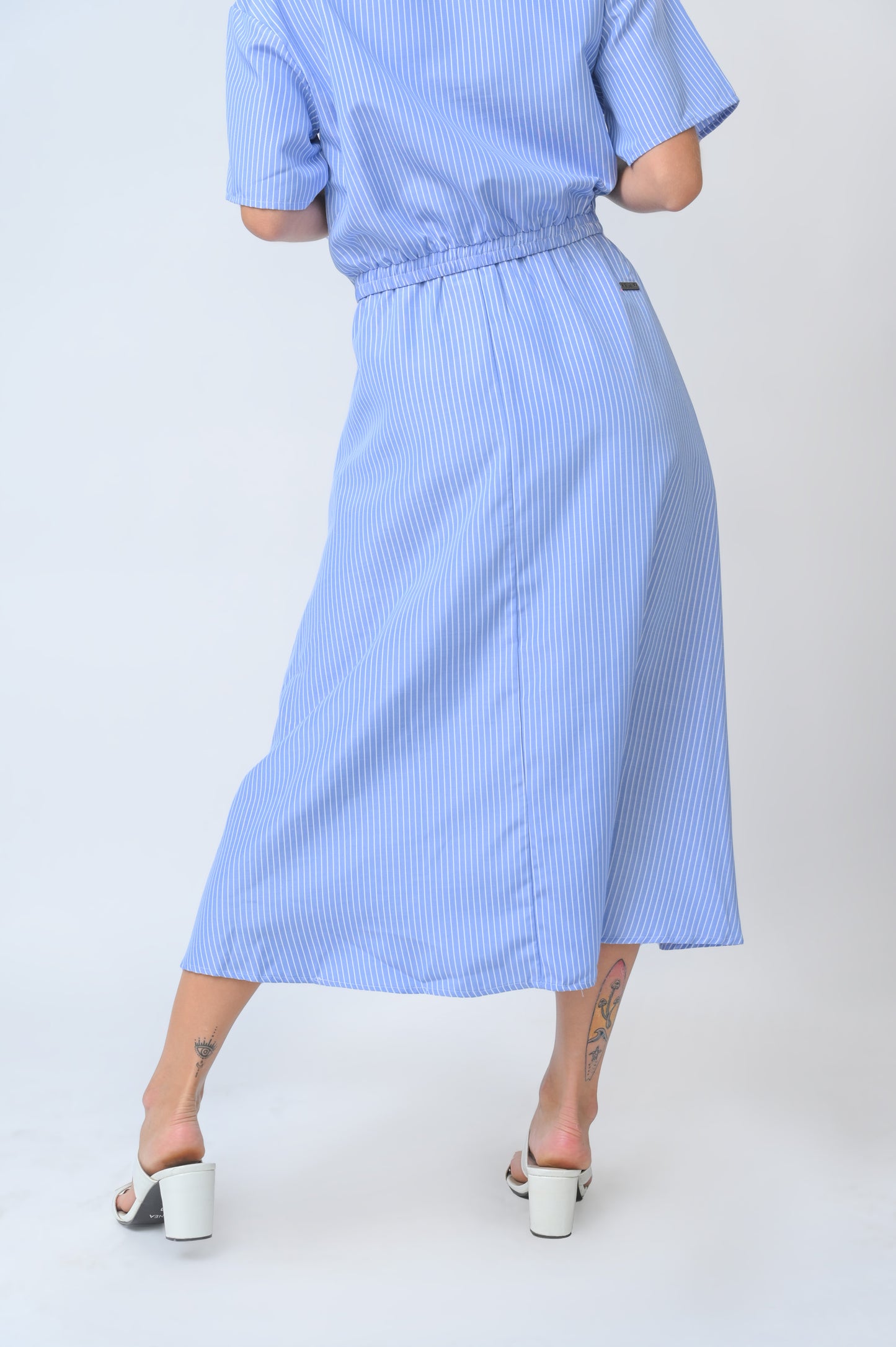 RAF Boheme Skirt (Printed Blue/White)