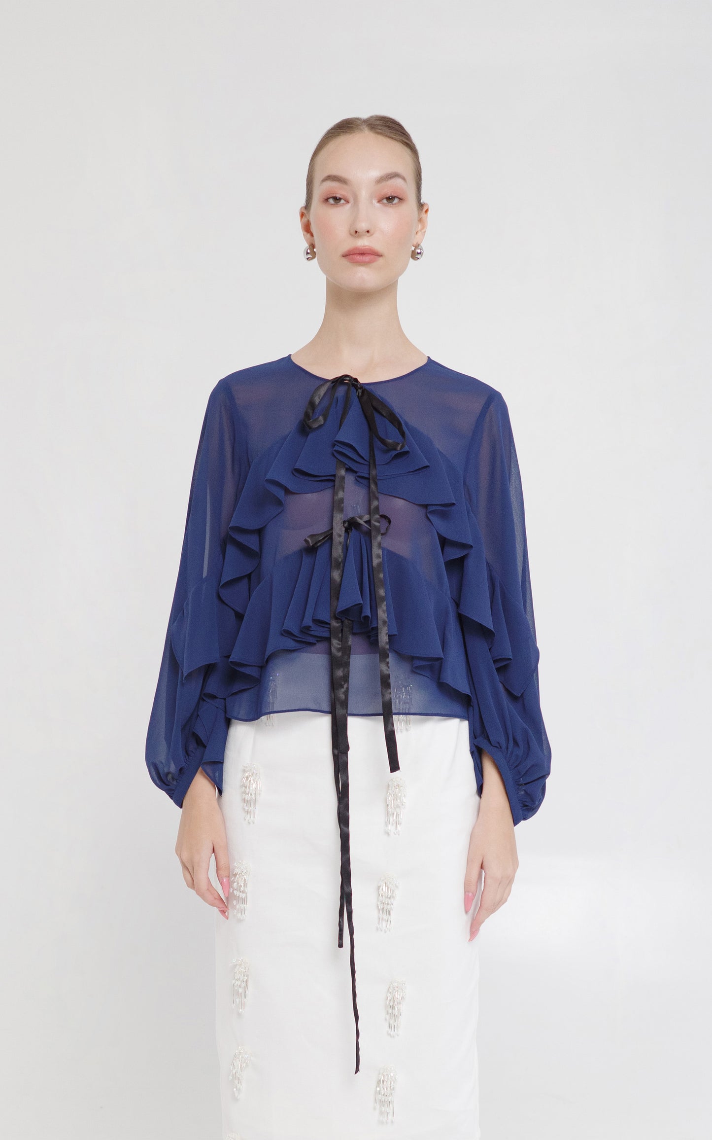 RAF X Martin Bautista Boscono Long Sleeve Top (Navy Blue)