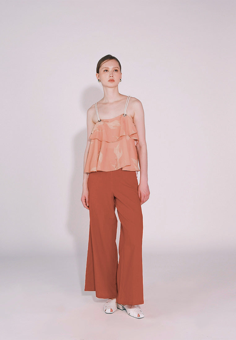 RAF Cancun Sleeveless Top (Printed Peach)