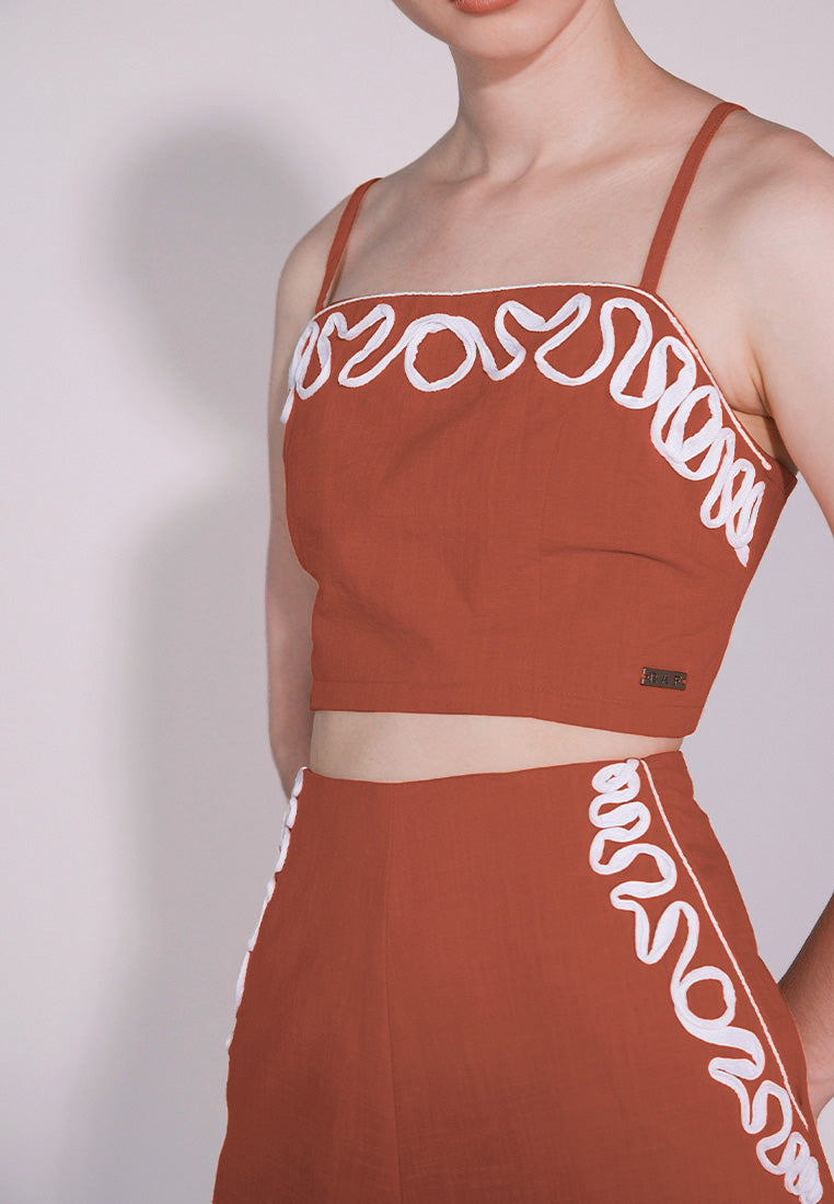 RAF Chipra Sleeveless Top (Toffee)