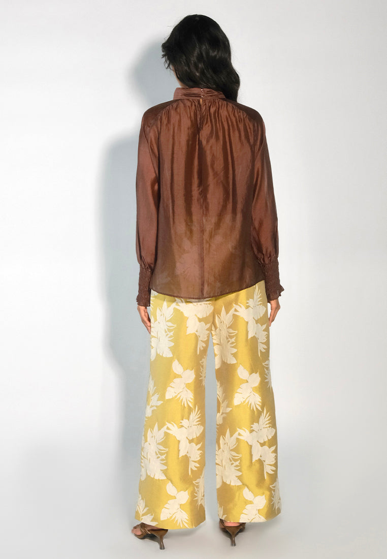 RAF Dahlia Long Sleeve Top (Choco Brown)