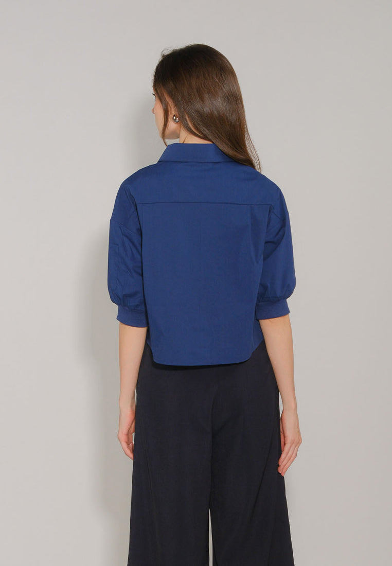 RAF Dran Quarter Sleeve Top (Navy)