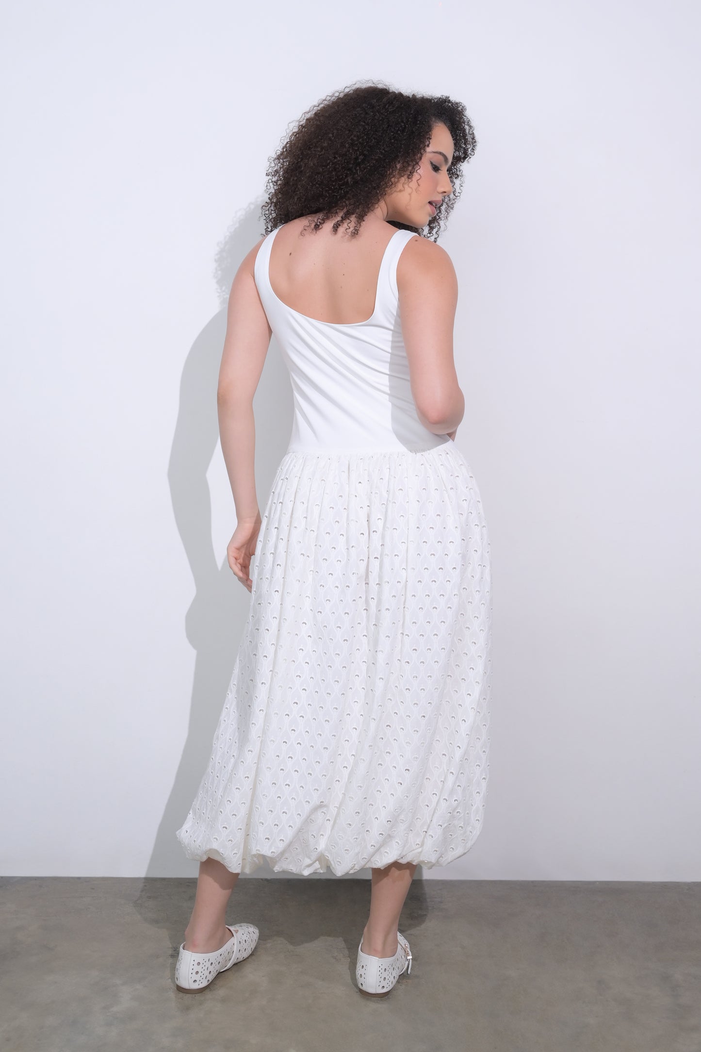 RAF Elixer Sleeveless Dress (Off-white)