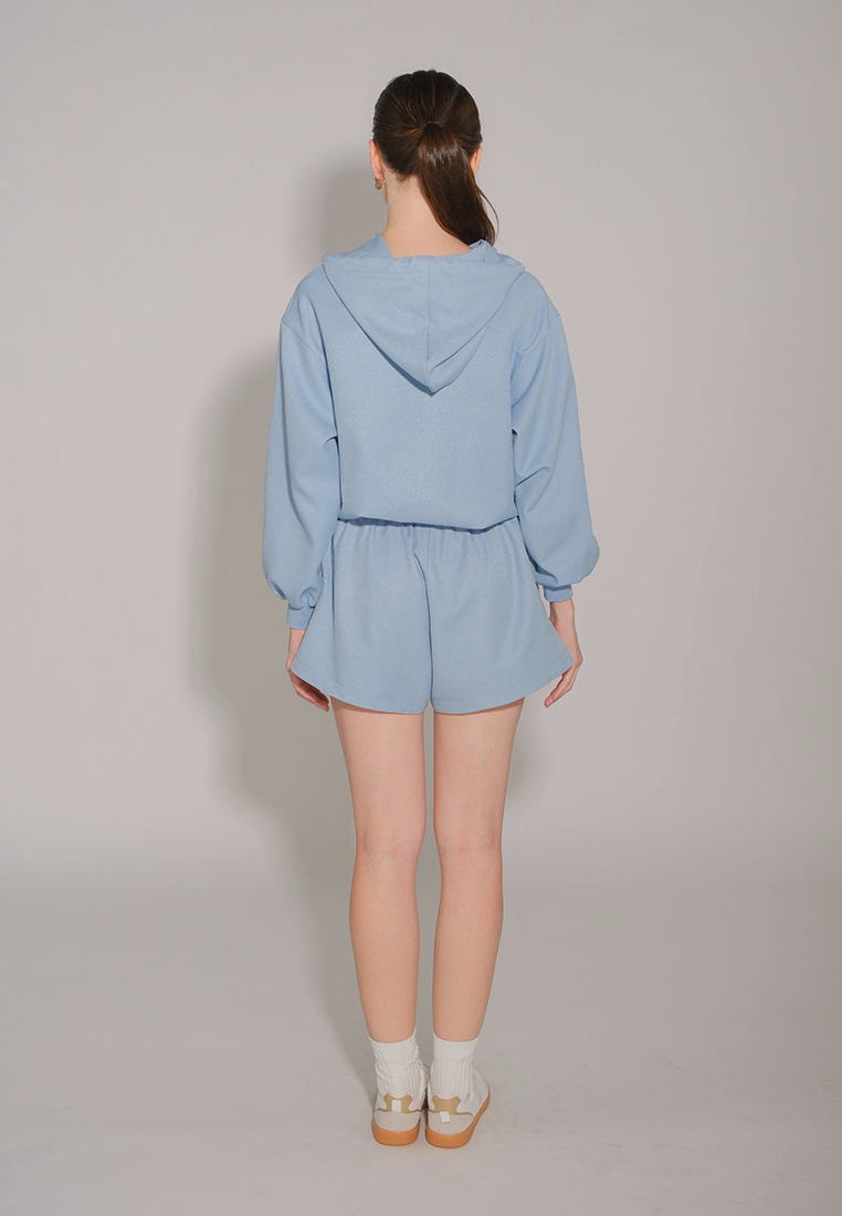 RAF Emmew Long Sleeve Playsuit (Light Blue)