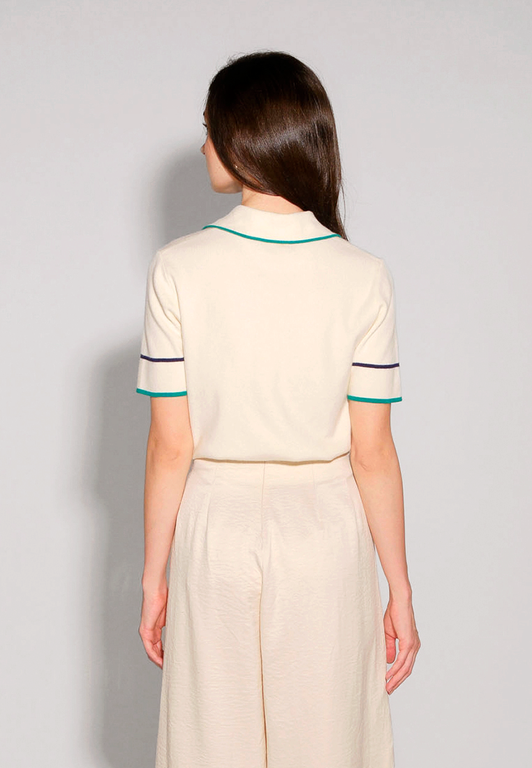RAF Empery Short Sleeve Top (Cream)