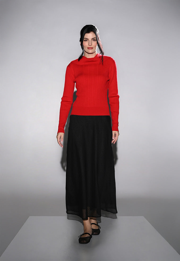 RAF Gustavo Long Sleeve Top (Red)