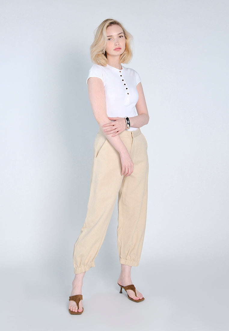 RAF Floyd Short Sleeve Bodysuit Top (White)