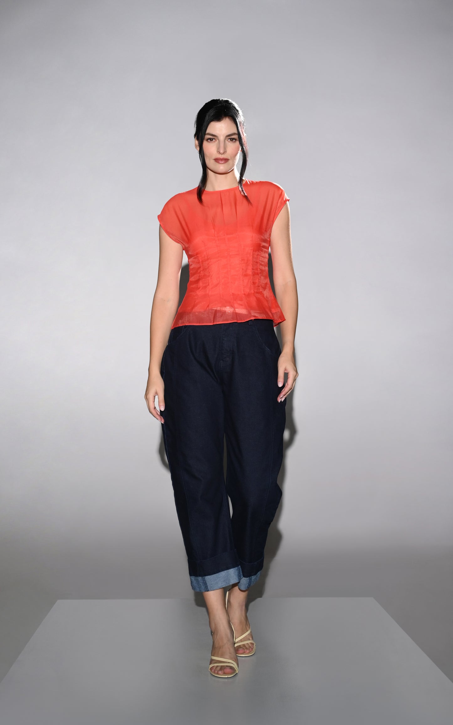 RAF Hueva Short Sleeve W/ Inner Top (Red)