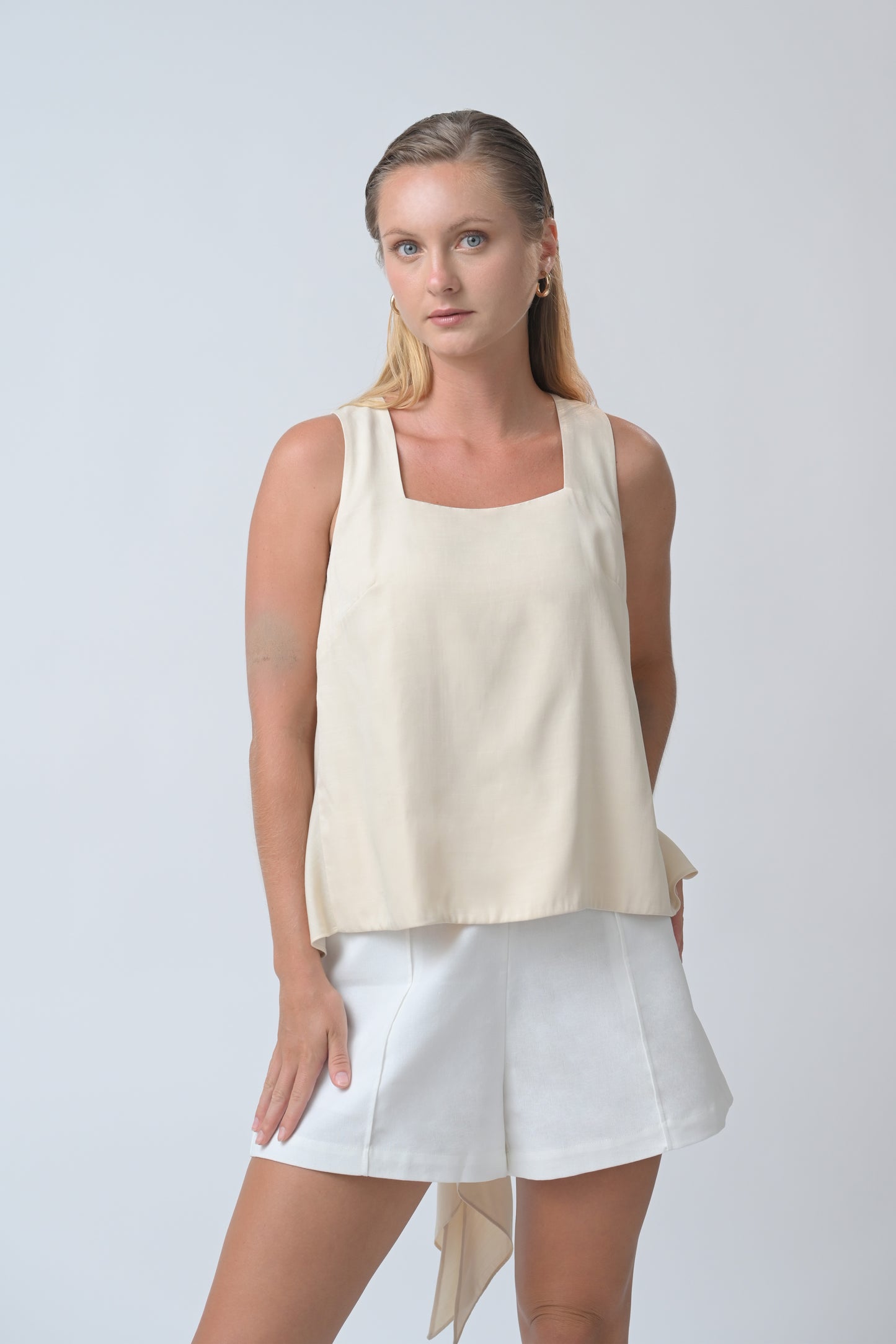 RAF Berlin Sleeveless Top (Off-white)