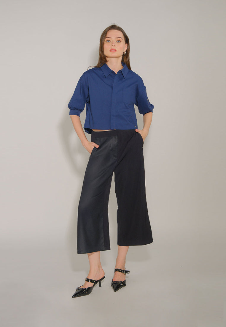 RAF Dran Quarter Sleeve Top (Navy)