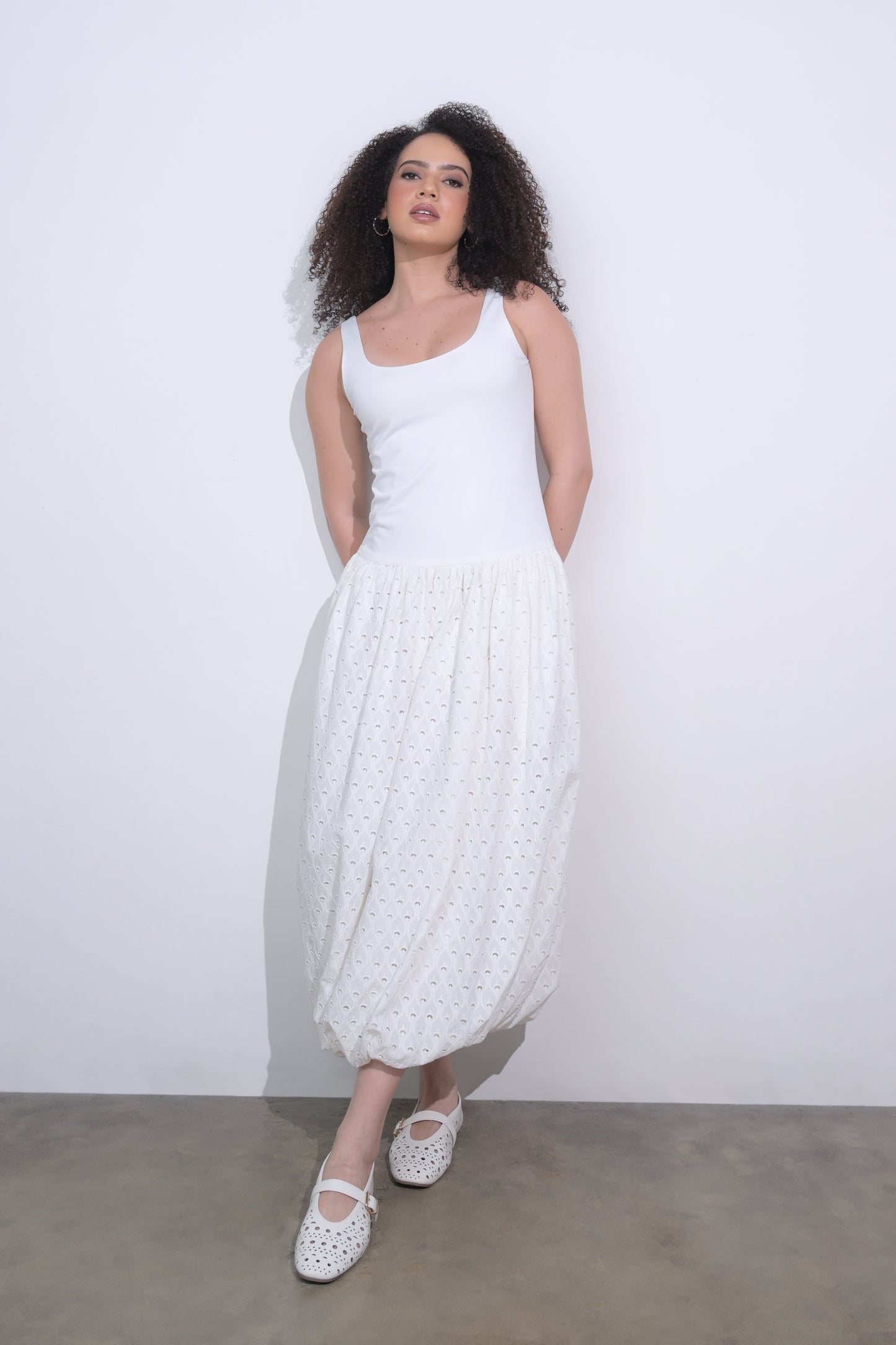RAF Elixer Sleeveless Dress (Off-white)