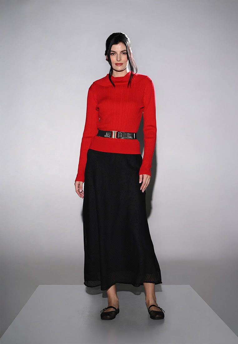 RAF Gustavo Long Sleeve Top (Red)