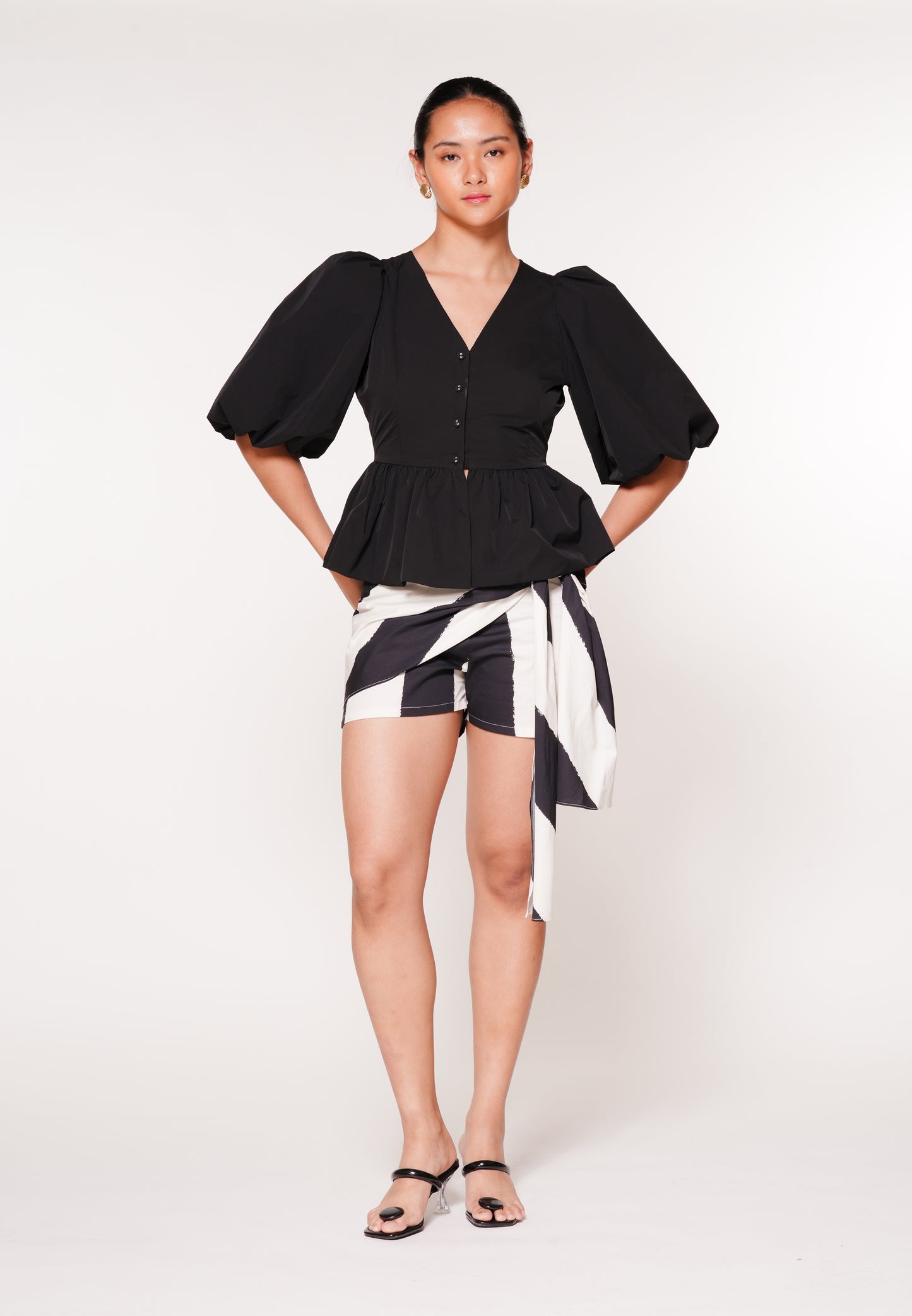 RAF Jig Shorts (Blk/Crm)