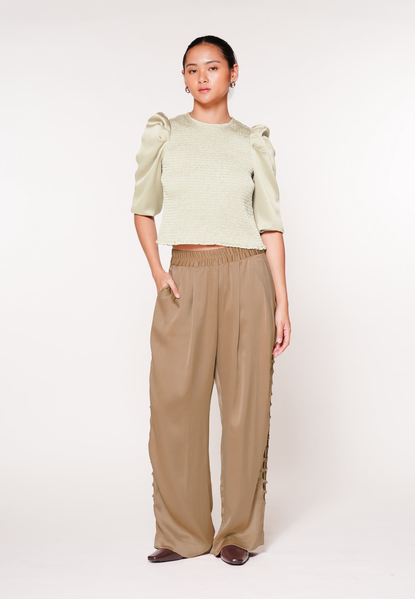 RAF Joust Quarter Sleeve Top (Cream)